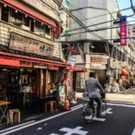 Les rues autour de Dotonbori à Osaka