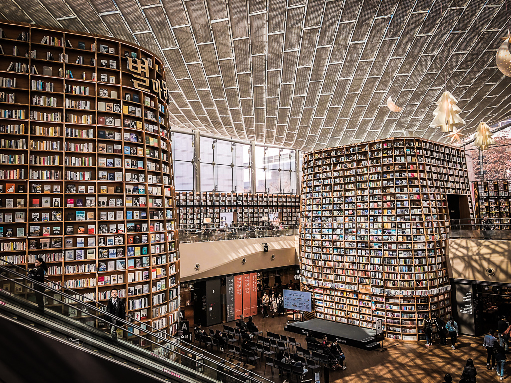 Visiter Séoul et aller voir la fameuse librairie Startfield