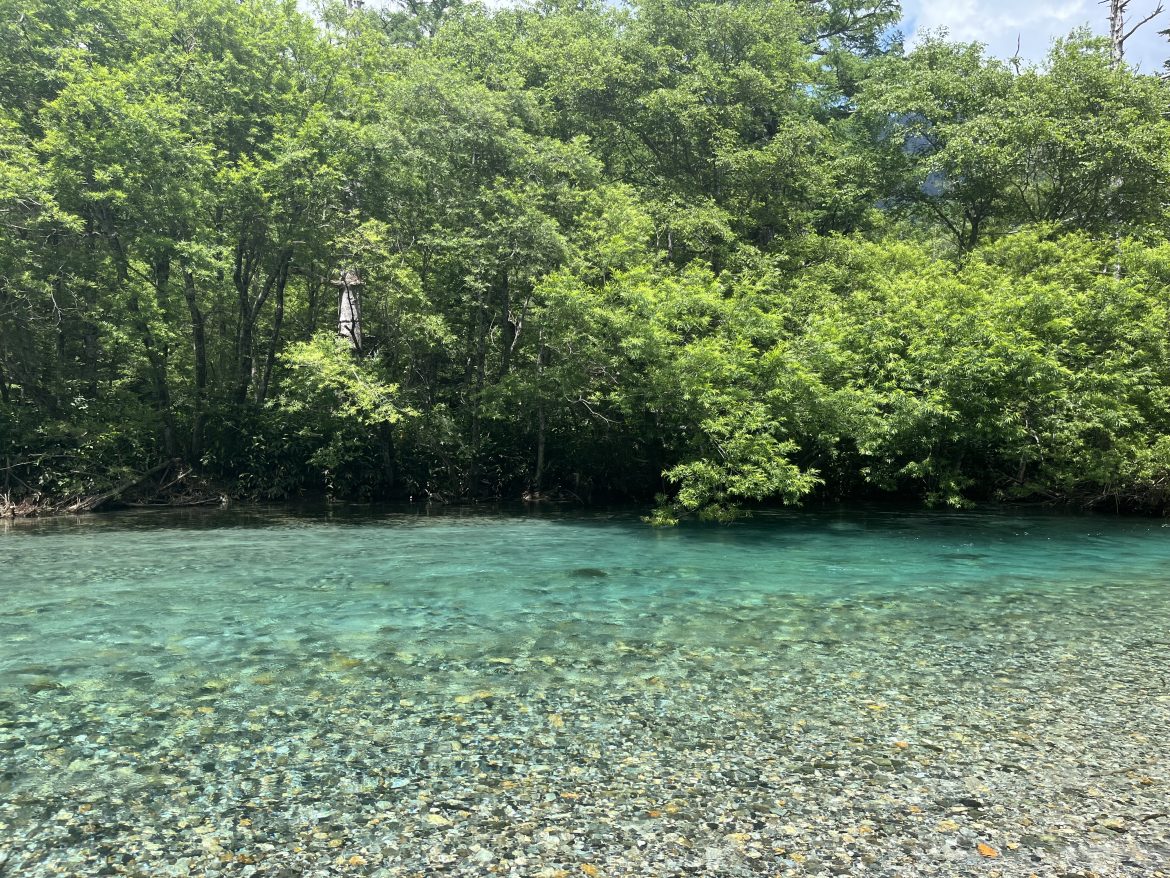Eau turquoise au Parc National de Kamikochi